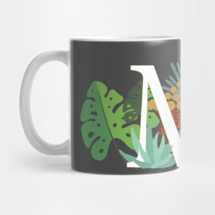 Plant Letter M Mug